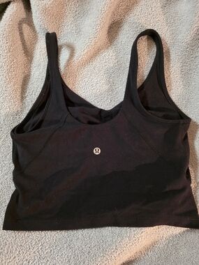 Lululemon athletica Sz6 Black Scoop-Back Athletic Tank